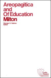 Book Cover for Areopagitica ; and, Of Education by John Milton, John Milton