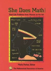 Book Cover for She Does Math! by Marla Parker, Mathematical Association of America