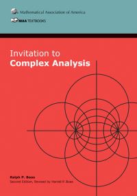 Book Cover for Invitation to Complex Analysis by Ralph P Boas, Harold P Boas, Mathematical Association of America
