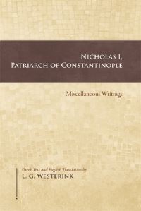 Book Cover for Nicholas I, Patriarch of Constantinople by Nikolaos