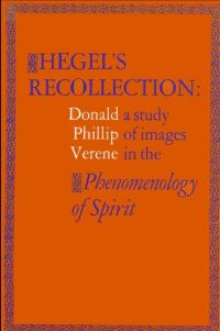 Book Cover for Hegel's Recollection by Donald Phillip Verene