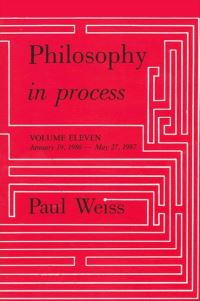 Book Cover for Philosophy in Process by Paul Weiss