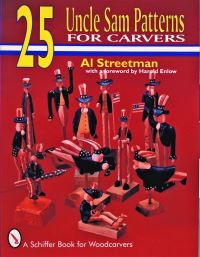 Book Cover for 25 Uncle Sam Patterns for Carvers by Al Streetman