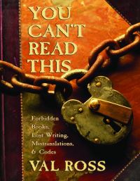Book Cover for You Can't Read This by Val Ross