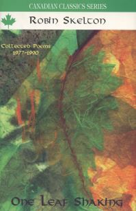 Book Cover for One Leaf Shaking by Robin Skelton
