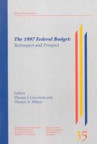 Book Cover for The 1997 Federal Budget by Thomas J Courchene, Thomas A Wilson
