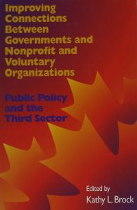 Book Cover for Improving Connections Between Governments, Nonprofit and Voluntary Organizations by Kathy L Brock