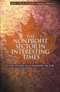 Book Cover for The Nonprofit Sector in Interesting Times by Kathy L Brock, Keith G Banting