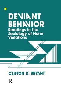 Book Cover for Deviant Behaviour by Clifton D Bryant