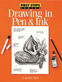 Book Cover for Drawing in Pen & Ink by Claudia Nice