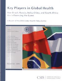 Book Cover for Key Players in Global Health by CSIS Global Health Policy Center, DC Center for Strategic and International Studies Washington