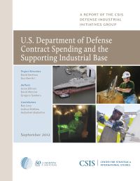 Book Cover for U.S. Department of Defense Contract Spending and the Supporting Industrial Base by David J Berteau, Guy BenAri, Jesse Ellman