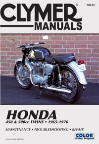 Book Cover for Honda CB/CL450 & CB500T Motorcycle (1965-1976) Service Repair Manual by Haynes Publishing