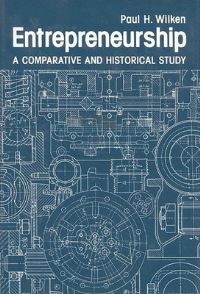Book Cover for Entrepreneurship by Paul H Wilken