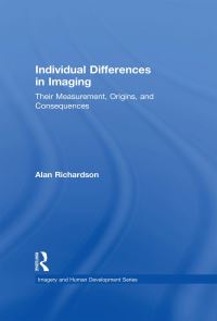 Book Cover for Individual Differences in Imaging by Alan Richardson