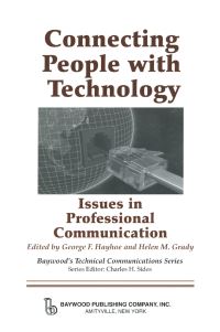 Book Cover for Connecting People With Technology by George F Hayhoe, Helen M Grady