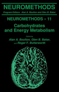 Book Cover for Carbohydrates and Energy Metabolism by A A Boulton, Glen B Baker, Roger F Butterworth