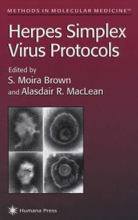 Book Cover for Herpes Simplex Virus Protocols by S Moira Brown, Alasdair R MacLean