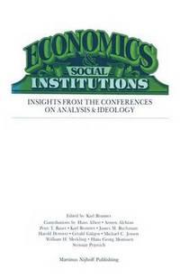 Book Cover for Economics and Social Institutions by Karl Brunner