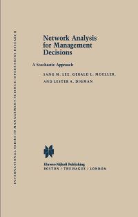 Book Cover for Network Analysis for Management Decisions by Sang M Lee, Gerald L Moeller, Lester A Digman