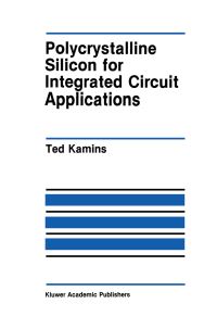 Book Cover for Polycrystalline Silicon for Integrated Circuit Applications by Theodore I Kamins