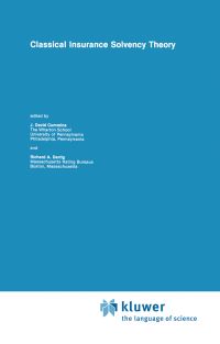 Book Cover for Classical Insurance Solvency Theory by J David Cummins, Richard A Derrig, International Conference on Insurance Solvency