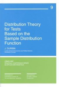 Book Cover for Distribution Theory for Tests Based on the Sample Distribution Function by J Durbin, Society for Industrial and Applied Mathematics, Conference Board of the Mathematical Sciences, National Science Foundation US