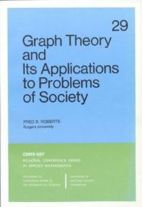 Book Cover for Graph Theory and Its Applications to Problems of Society by Fred S. Roberts