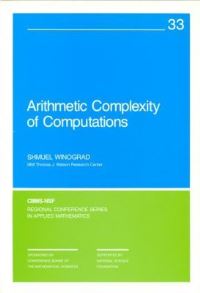 Book Cover for Arithmetic Complexity of Computations by S. Winograd