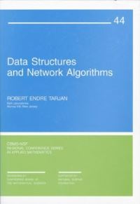 Book Cover for Data Structures and Network Algorithms by Robert E. Tarjan