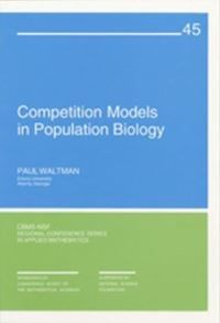 Book Cover for Competition Models in Population Biology by Paul E. Waltman