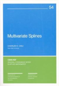 Book Cover for Multivariate Splines by C. K. Chui, Regional Conference on Theory and Applications of Multivariate Splines