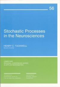 Book Cover for Stochastic Processes in the Neurosciences by Henry C. Tuckwell