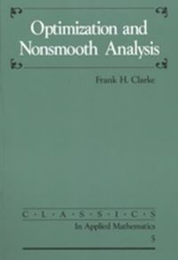 Book Cover for Optimization and Nonsmooth Analysis by Frank H Clarke