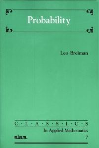 Book Cover for Probability by Leo Breiman, Society for Industrial and Applied Mathematics
