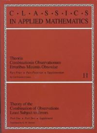 Book Cover for Theory of the Combination of Observations Least Subject to Error by Carl Friedrich Gauss, G W Stewart