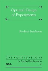 Book Cover for Optimal Design of Experiments by Friedrich Pukelsheim