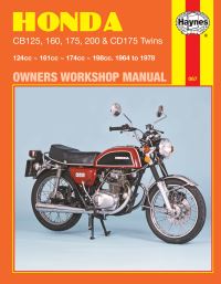Book Cover for Honda 125, 160 & 175 Twins Owners Workshop Manual by J R Clew