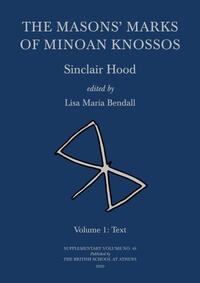 Book Cover for The Masons' Marks of Minoan Knossos by Sinclair Hood