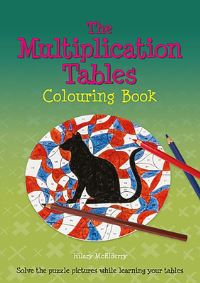 Book Cover for The Multiplication Tables Colouring Book by Heather McElderry
