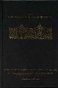 Book Cover for Supplications from England and Wales in the Registers of the Apostolic Penitentiary, 1410-1503. Volume II 1464-1484 by Canterbury and York Society