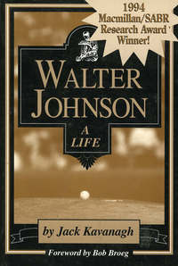 Book Cover for Walter Johnson by Jack Kavanagh