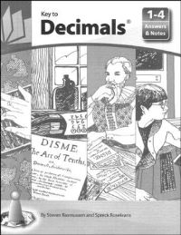 Book Cover for Key to Decimals, Books 1-4, Answers and Notes by NA McGraw Hill