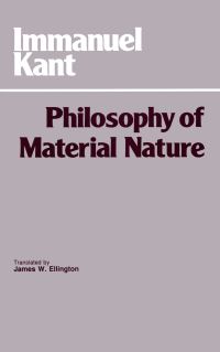 Book Cover for Philosophy of Material Nature by Immanuel Kant