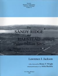 Book Cover for The Sandy Ridge and Halstead Paleo-Indian Sites by Lawrence J Jackson