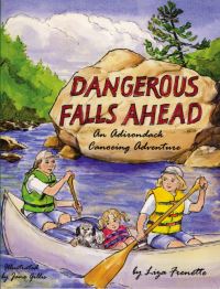 Book Cover for Dangerous Falls Ahead by Liza Frenette