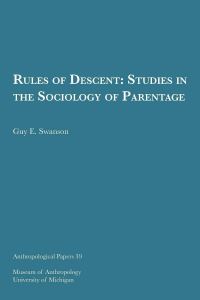 Book Cover for Rules of Descent by Guy E Swanson