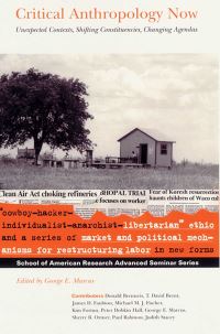 Book Cover for Critical Anthropology Now by George E Marcus