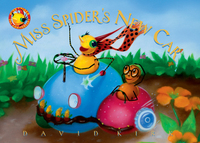 Book Cover for Miss Spider's New Car by David Kirk