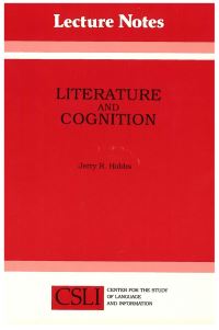 Book Cover for Literature and Cognition by Jerry R Hobbs